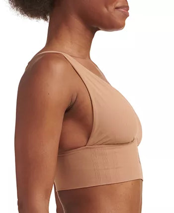 ADIDAS LONGLINE PLUNGE SCOOP LOUNGE BRA