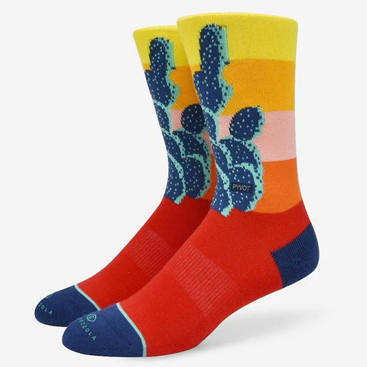 PYVOT ATHLETIC KNITPLUS+ ARTIST SERIES CREW SOCKS