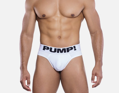 PUMP! WHITE THONG