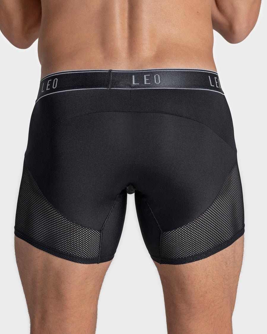HIGH-TECH MESH BOXER BRIEF WITH ERGONOMIC POUCH