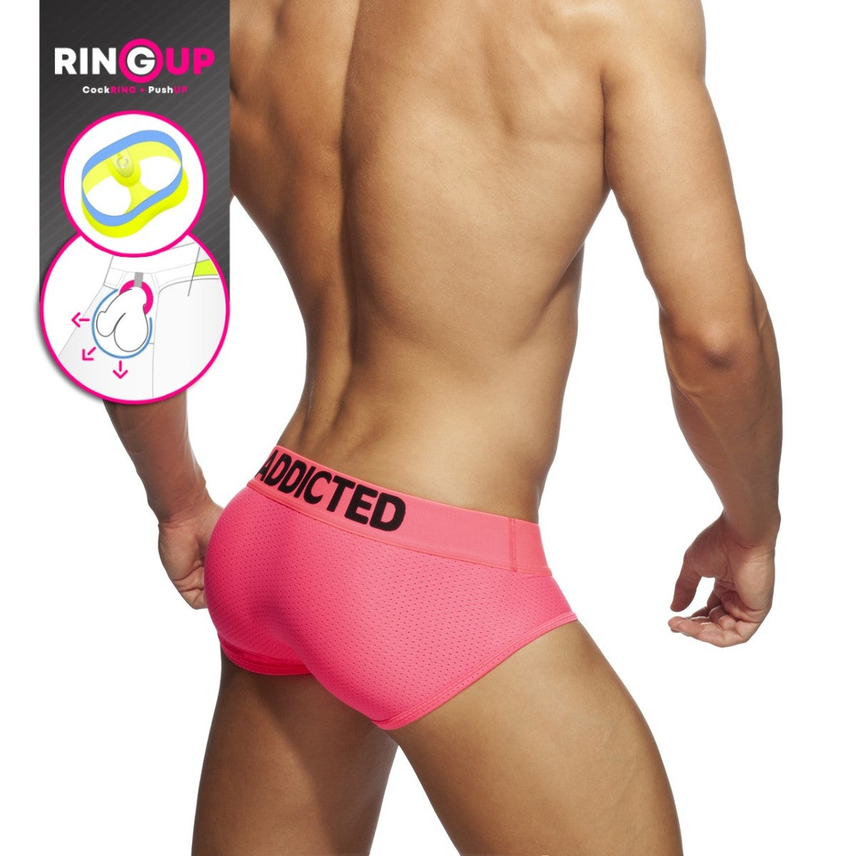 RING UP NEON MESH BRIEF