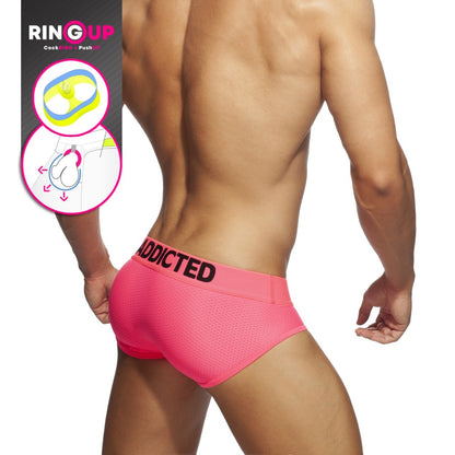 RING UP NEON MESH BRIEF