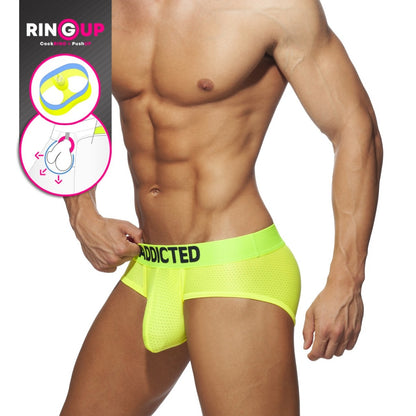 RING UP NEON MESH BRIEF