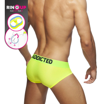 RING UP NEON MESH BRIEF