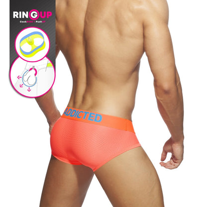 RING UP NEON MESH BRIEF