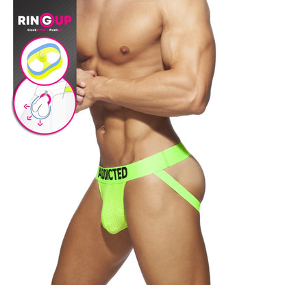 RING UP NEON MESH JOCK