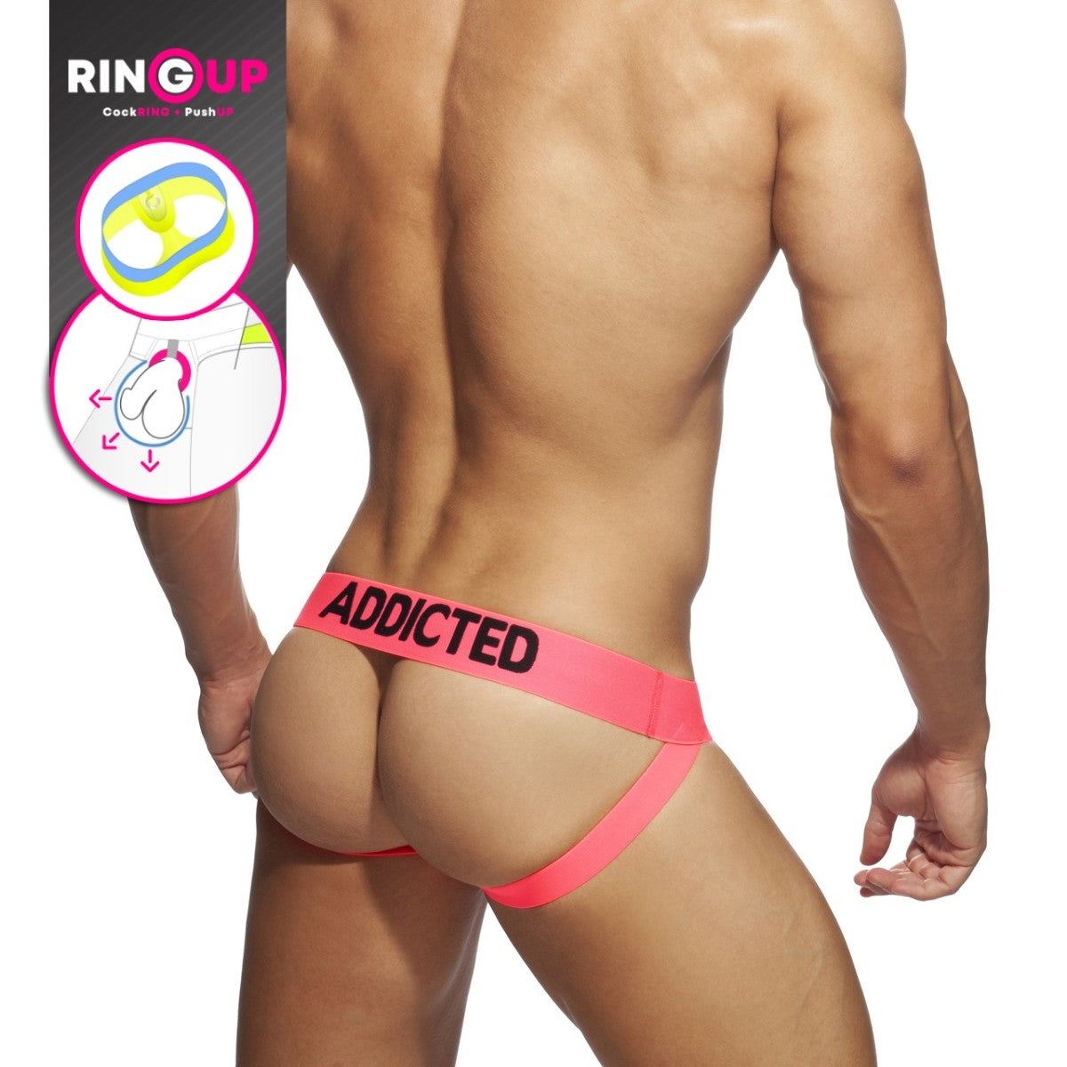 RING UP NEON MESH JOCK