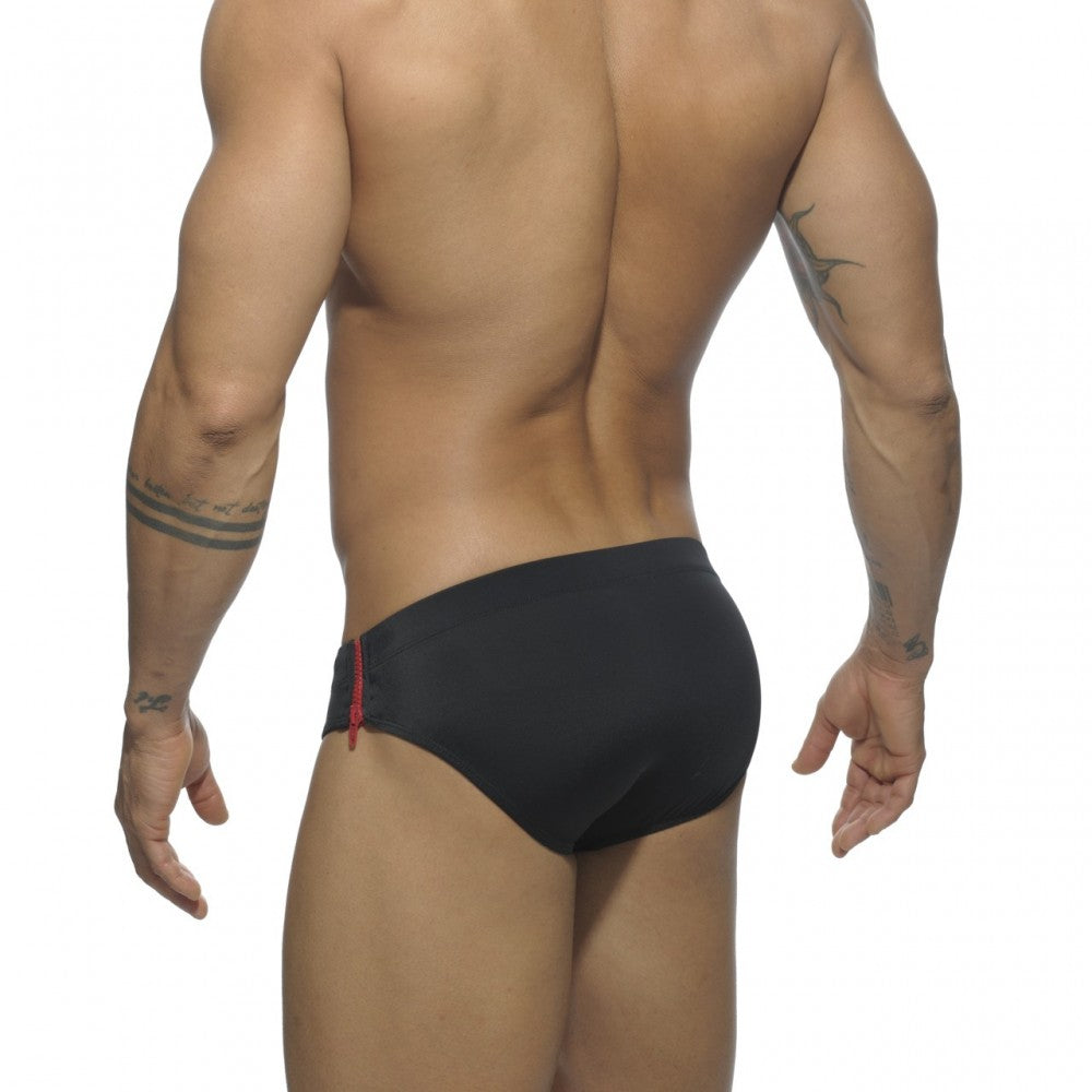 SIDES ZIPPER SWIM BRIEF
