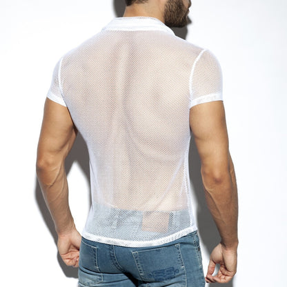 MESH SHORT SLEEVES SHIRT