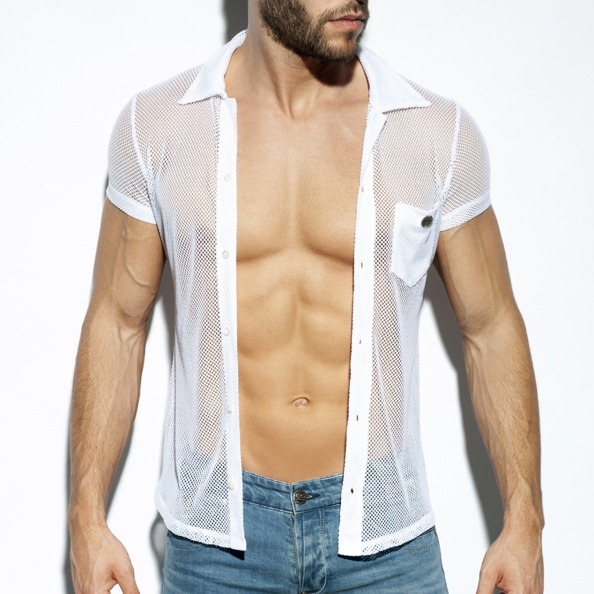 MESH SHORT SLEEVES SHIRT