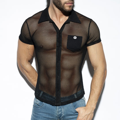 MESH SHORT SLEEVES SHIRT