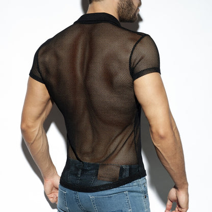 MESH SHORT SLEEVES SHIRT