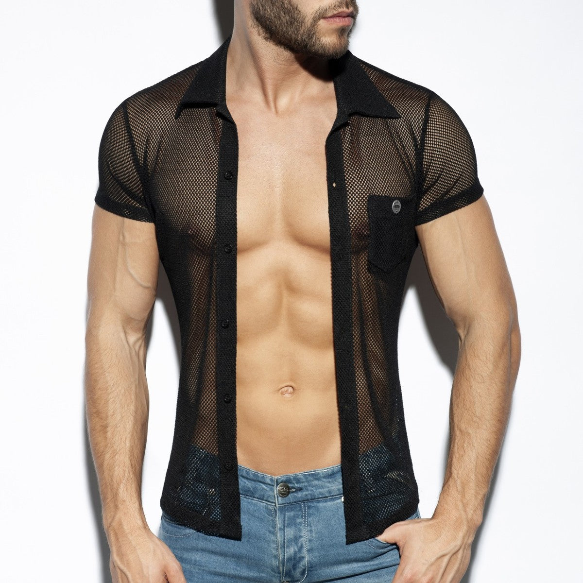 MESH SHORT SLEEVES SHIRT