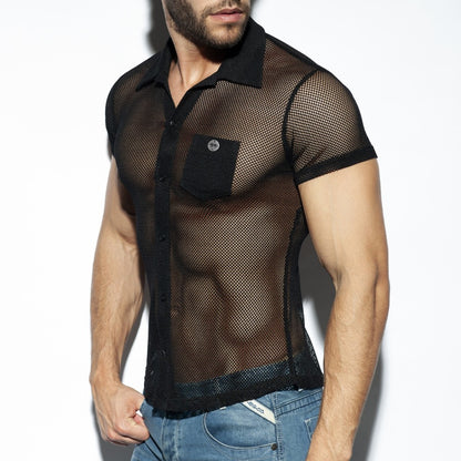 MESH SHORT SLEEVES SHIRT