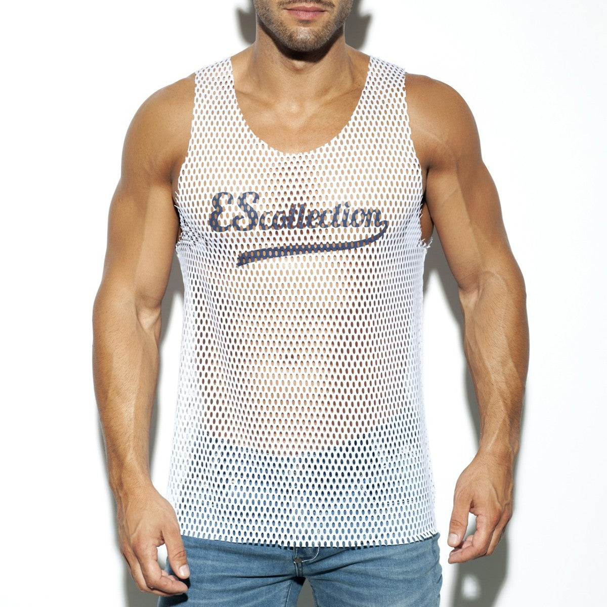 OPEN MESH TANK TOP