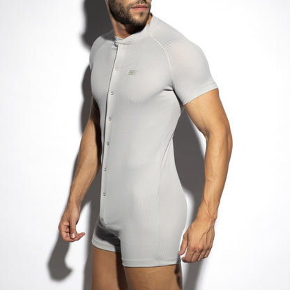 RECYCLED RIB UNION SUIT